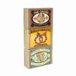 Matchbox Set of 3 Puzzles (Cross, Rings, T-Time)