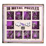 Σετ 10 Μεταλλικοί Γρίφοι (Purple)