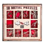 Σετ 10 Μεταλλικοί Γρίφοι (Red)