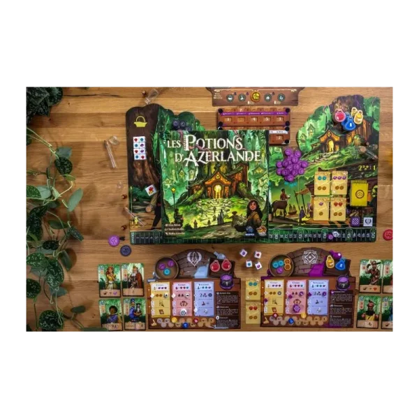 Potions of Azerland components – alchemy board game Cyprus