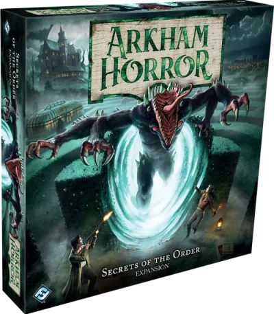 Arkham Horror Secrets of the Order board game expansion box – buy board games online in Cyprus
