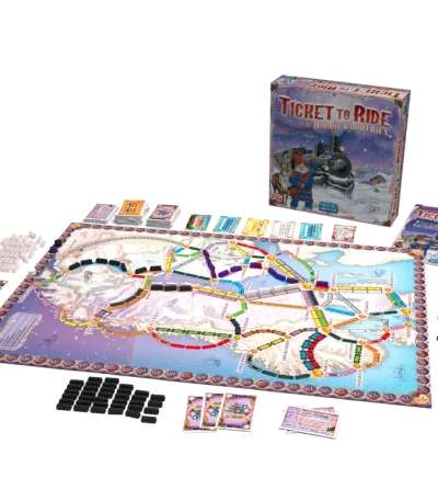 Ticket to Ride Nordic Countries board game setup – strategy family game Cyprus