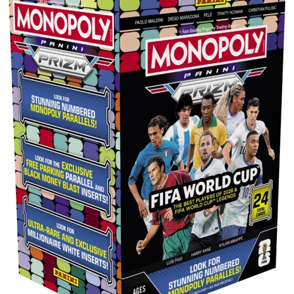 Monopoly: Panini Prizm - FIFA World Cup 2026 Booster Box (6 packs - Total 24 cards)